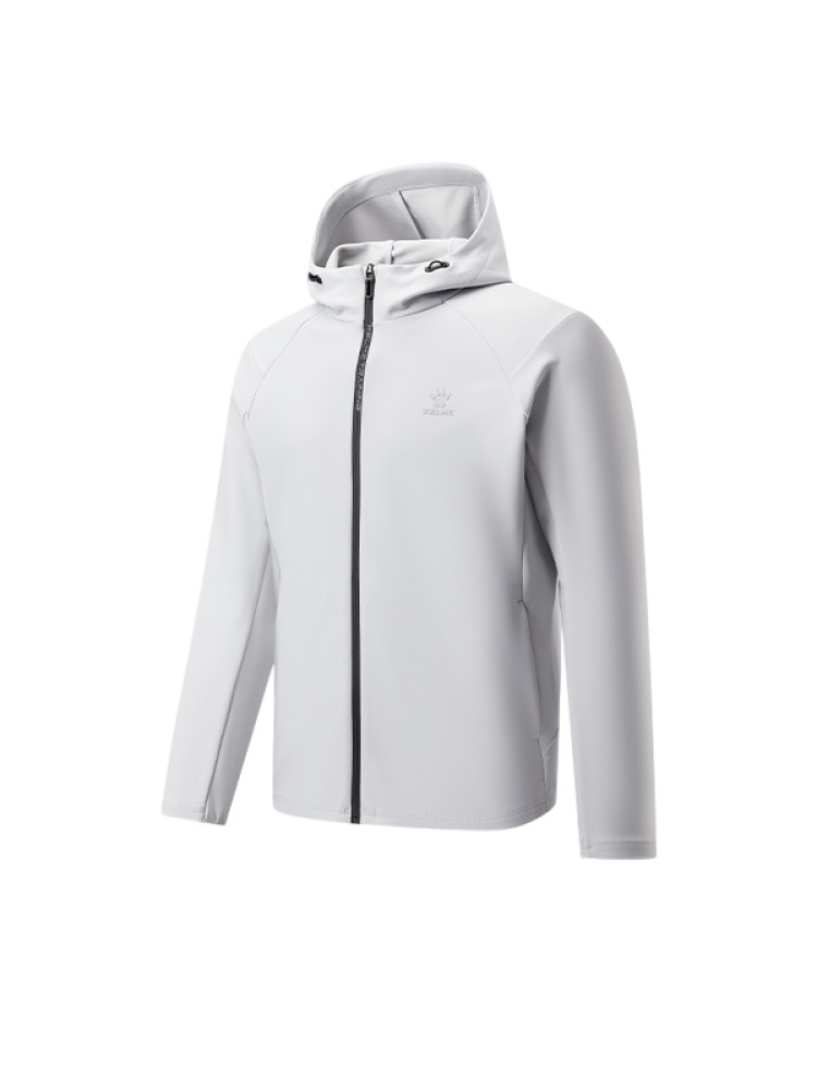 Толстовка KELME Hooded Knit Cardigan Light Grey