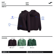 SUDADERA CON CAPUCHA BREATH VIOLETA - SUDADERA CON CAPUCHA BREATH VIOLETA