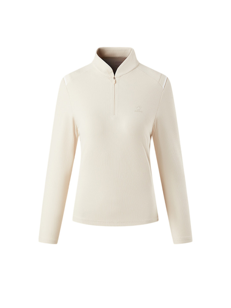 Лонгслив KELME Half-open Long-sleeved T-shirt Beige