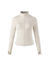 Женская толстовка KELME Stand-Up Collar Knit Cardigan Beige