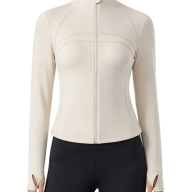Женская толстовка KELME Stand-Up Collar Knit Cardigan Beige - Женская толстовка KELME Stand-Up Collar Knit Cardigan Beige