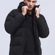 Пуховик KELME Hooded Short Padded Jacket Black - Пуховик KELME Hooded Short Padded Jacket Black