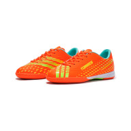 Бутсы зальные TORRES RAYO KID детские, TS134235-124-28, р.28, резина,ПУ,текстиль, чёрно-оранжевый - Бутсы зальные TORRES RAYO KID детские, TS134235-124-28, р.28, резина,ПУ,текстиль, чёрно-оранжевый