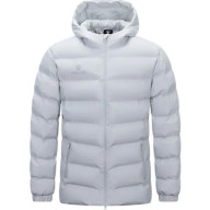 Пуховик KELME Hooded Short Cotton Jacket Light Gray - Пуховик KELME Hooded Short Cotton Jacket Light Gray