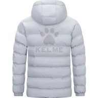 Пуховик KELME Hooded Short Cotton Jacket Light Gray - Пуховик KELME Hooded Short Cotton Jacket Light Gray