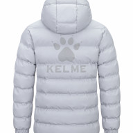 Пуховик KELME Hooded Short Cotton Jacket Light Gray - Пуховик KELME Hooded Short Cotton Jacket Light Gray