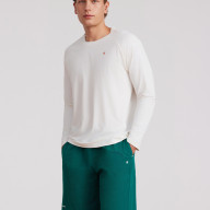 Лонгслив KELME Crew Neck Long-sleeved T-shirt Beige - Лонгслив KELME Crew Neck Long-sleeved T-shirt Beige