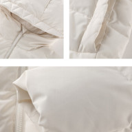 Пуховик KELME Women's Long Down Jacket White - Пуховик KELME Women's Long Down Jacket White