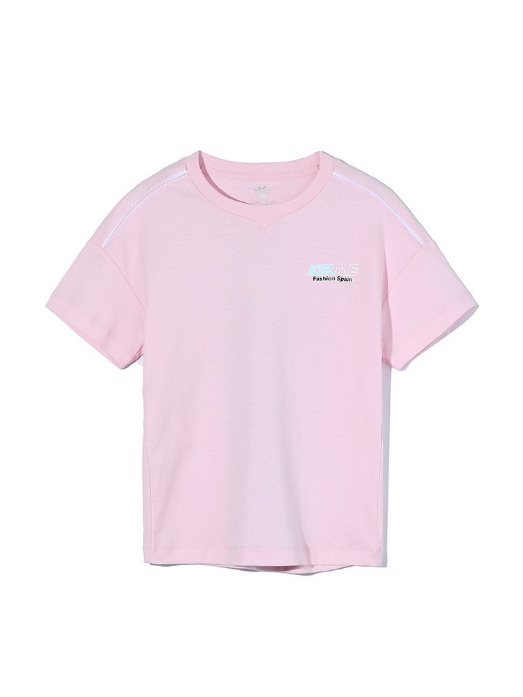 Детская футболка KELME Girls Short Sleeve T-Shirt Light Pink