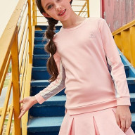 Детский свитшот KELME Girls Long Sleeve T-Shirt Pink - Детский свитшот KELME Girls Long Sleeve T-Shirt Pink