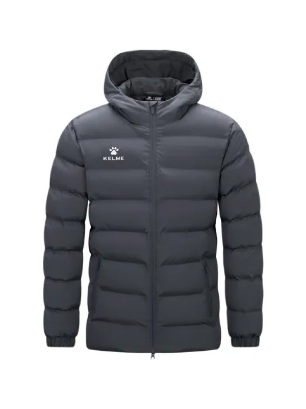 Пуховик KELME Hooded Short Cotton Jacket Dark Grey