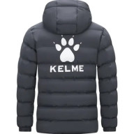 Пуховик KELME Hooded Short Cotton Jacket Dark Grey - Пуховик KELME Hooded Short Cotton Jacket Dark Grey