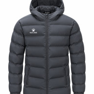 Пуховик KELME Hooded Short Cotton Jacket Dark Grey - Пуховик KELME Hooded Short Cotton Jacket Dark Grey