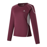 Женский лонгслив KELME Crew Neck Long-Sleeved T-Shirt Cherry Red - Женский лонгслив KELME Crew Neck Long-Sleeved T-Shirt Cherry Red