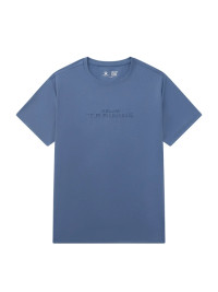 Футболка KELME Crew Neck Short-sleeved T-shirt Light Blue