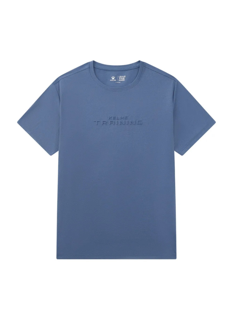 Футболка KELME Crew Neck Short-sleeved T-shirt Light Blue
