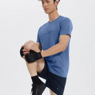 Футболка KELME Crew Neck Short-sleeved T-shirt Light Blue - Футболка KELME Crew Neck Short-sleeved T-shirt Light Blue
