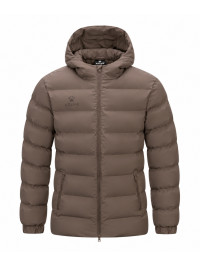 Пуховик KELME Hooded Short Cotton Jacket Brown