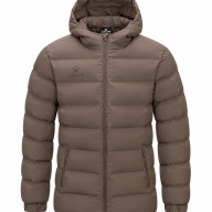 Пуховик KELME Hooded Short Cotton Jacket Brown - Пуховик KELME Hooded Short Cotton Jacket Brown