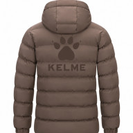 Пуховик KELME Hooded Short Cotton Jacket Brown - Пуховик KELME Hooded Short Cotton Jacket Brown