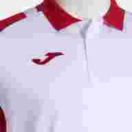 Поло JOMA MANGA CORTA LIDER BLANCO ROJO - Поло JOMA MANGA CORTA LIDER BLANCO ROJO