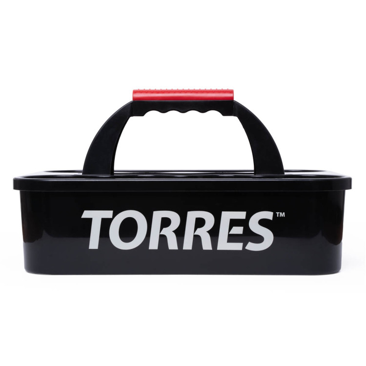 Контейнер для бутылок TORRES, SS1030, на 8 бутылок, не складывается, черно-бело-красный