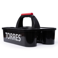 Контейнер для бутылок TORRES, SS1030, на 8 бутылок, не складывается, черно-бело-красный - Контейнер для бутылок TORRES, SS1030, на 8 бутылок, не складывается, черно-бело-красный