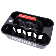 Контейнер для бутылок TORRES, SS1030, на 8 бутылок, не складывается, черно-бело-красный - Контейнер для бутылок TORRES, SS1030, на 8 бутылок, не складывается, черно-бело-красный
