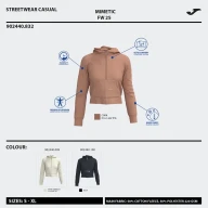 SUDADERA CON CAPUCHA MIMETIC BEIGE - SUDADERA CON CAPUCHA MIMETIC BEIGE