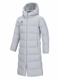 Пуховик KELME Hooded Long Cotton Coat Grey
