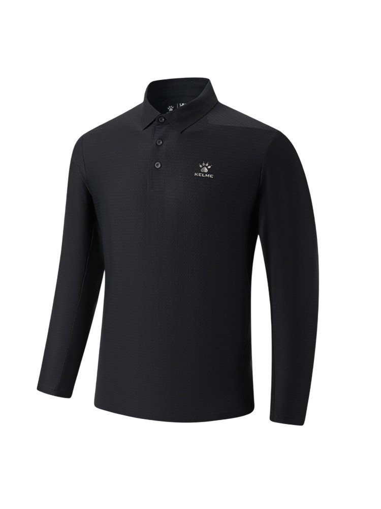 Лонгслив KELME Long-Sleeved Polo Shirt Black
