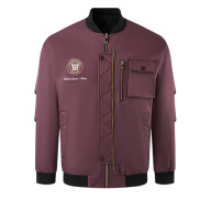 Бомбер KELME Reversible Baseball Jacket Burgundy - Бомбер KELME Reversible Baseball Jacket Burgundy