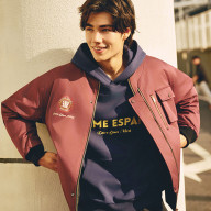 Бомбер KELME Reversible Baseball Jacket Burgundy - Бомбер KELME Reversible Baseball Jacket Burgundy