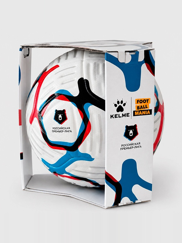 Футбольный мяч KELME Match Ball For The 26th-27th Russian Premier League White