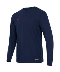 Футболка баскетбольная с длинным рукавом JOGEL DIVISION PerFormDRY Pre-Match Longsleeve Jersey, темно-синий