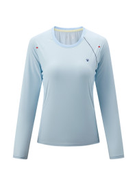 Лонгслив KELME Crew Neck Long-sleeved T-shirt Light Blue