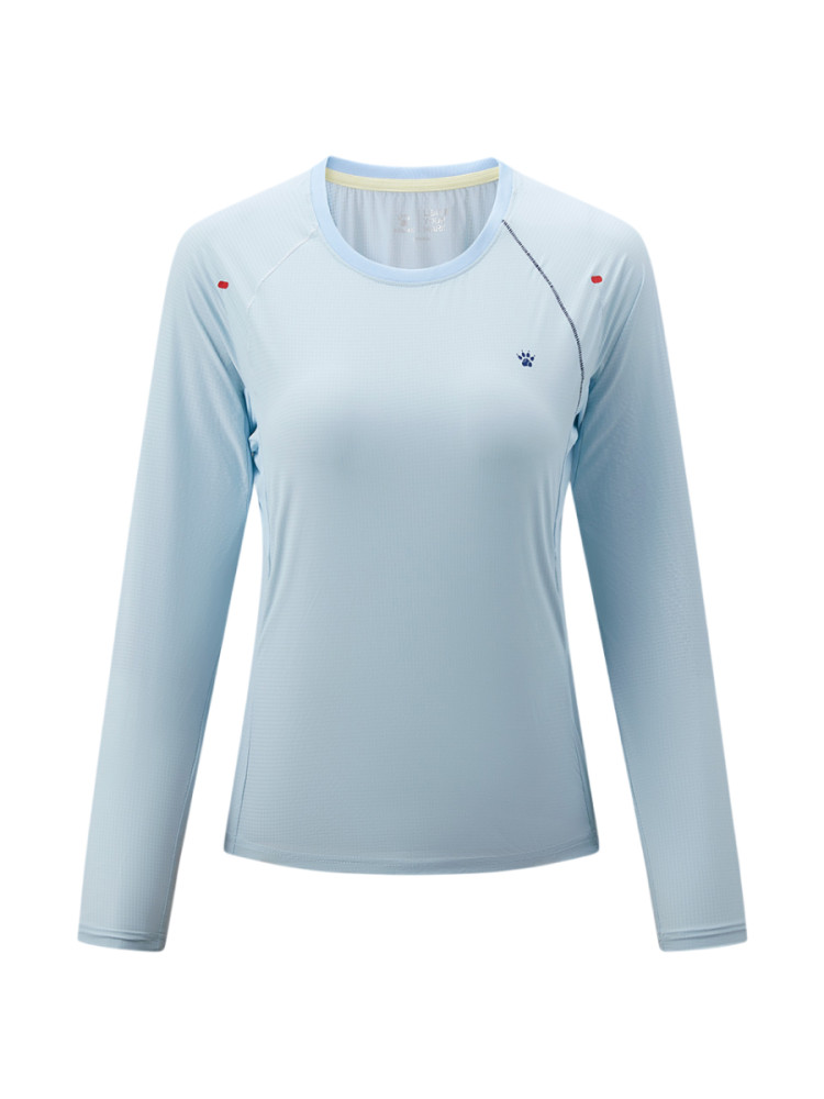 Лонгслив KELME Crew Neck Long-sleeved T-shirt Light Blue