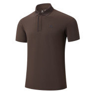 Футболка-поло KELME Short-sleeved Polo Shirt Dark Brown - Футболка-поло KELME Short-sleeved Polo Shirt Dark Brown