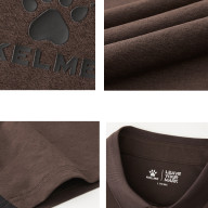 Футболка-поло KELME Short-sleeved Polo Shirt Dark Brown - Футболка-поло KELME Short-sleeved Polo Shirt Dark Brown