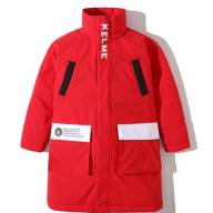 Детский пуховик KELME Boys Mid-Length Down Jacket Red - Детский пуховик KELME Boys Mid-Length Down Jacket Red