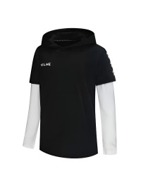 Детское худи KELME Boys Long Sleeve T-Shirt Black