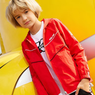 Детская ветровка KELME Boys Windbreaker Red - Детская ветровка KELME Boys Windbreaker Red