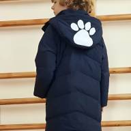 Детский пуховик KELME Boys Mid-Length Down Jacket Dark Blue - Детский пуховик KELME Boys Mid-Length Down Jacket Dark Blue
