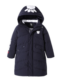 Детский пуховик KELME Boys Mid-Length Down Jacket Dark Blue