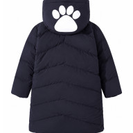 Детский пуховик KELME Boys Mid-Length Down Jacket Dark Blue - Детский пуховик KELME Boys Mid-Length Down Jacket Dark Blue