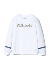 Детский свитшот KELME Girl's Round Neck Sweater White