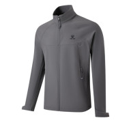 Ветровка KELME Stand-up Collar Woven Coat Dark Grey - Ветровка KELME Stand-up Collar Woven Coat Dark Grey
