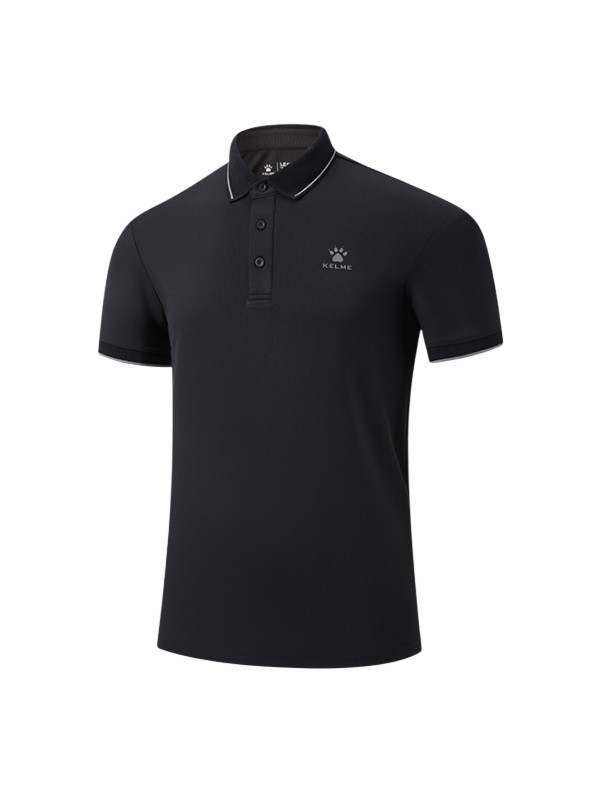 Футболка-поло KELME Short-sleeved Polo Shirt Black