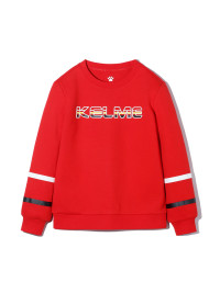 Детский свитшот KELME Girl's Round Neck Sweater Red