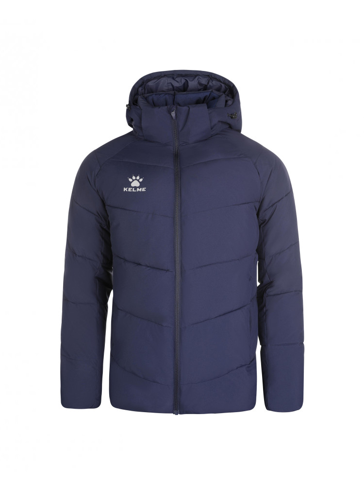 Пуховик KELME Hooded Short Padded Jacket Dark Blue